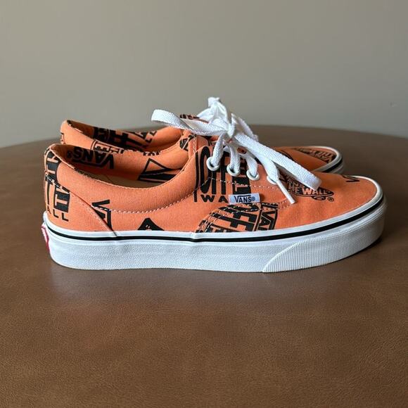VANS ERA LOGO MIX TANGERINE & BLACK - Picture 1 of 8